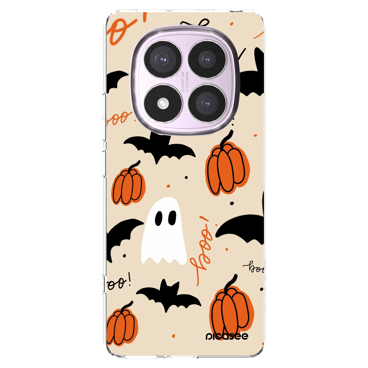 Picasee silikonska prozirna maskica za Xiaomi Redmi Note 14 Pro 5G - Halloween 26