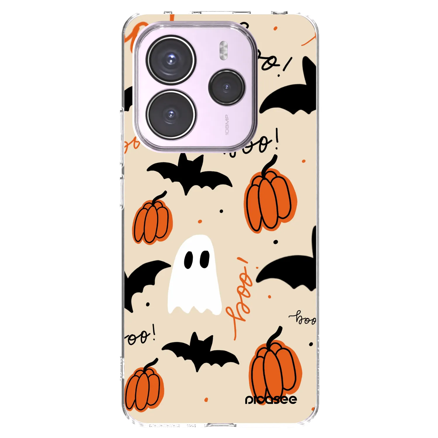 Picasee silikonska prozirna maskica za Xiaomi Redmi Note 14 5G - Halloween 26