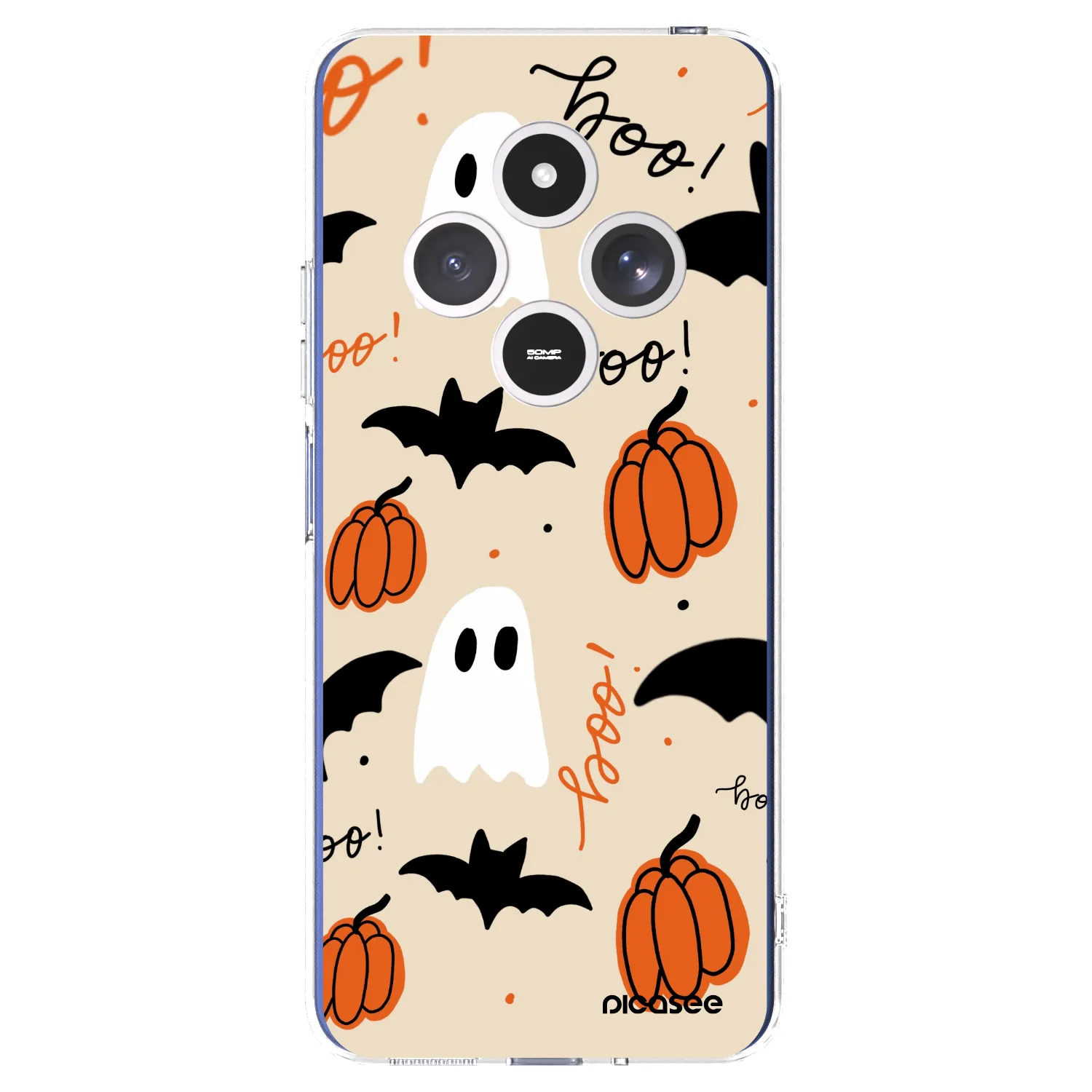 Picasee silikonska prozirna maskica za Xiaomi Redmi 14C - Halloween 26