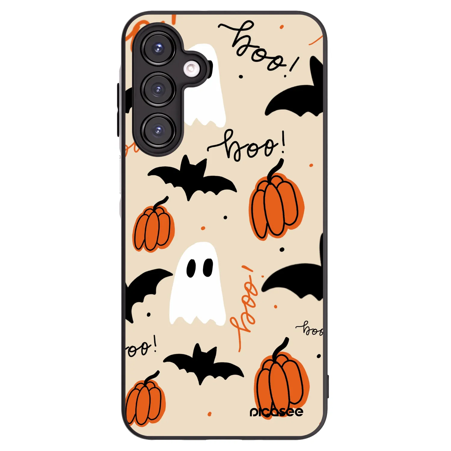 Picasee crna silikonska maskica za Samsung Galaxy A16 5G - Halloween 26