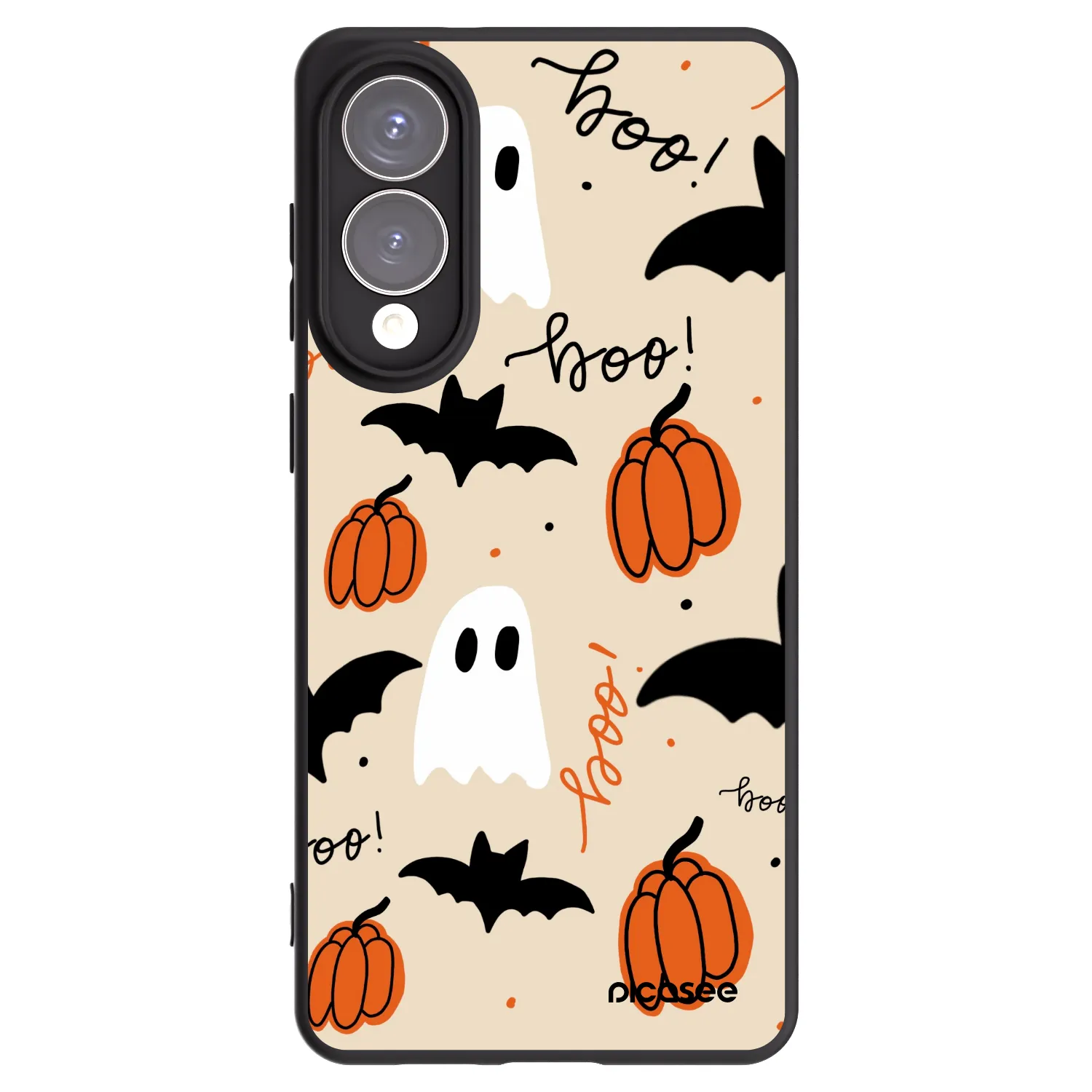 Picasee crna silikonska maskica za Samsung Galaxy S25 Edge 5G - Halloween 26