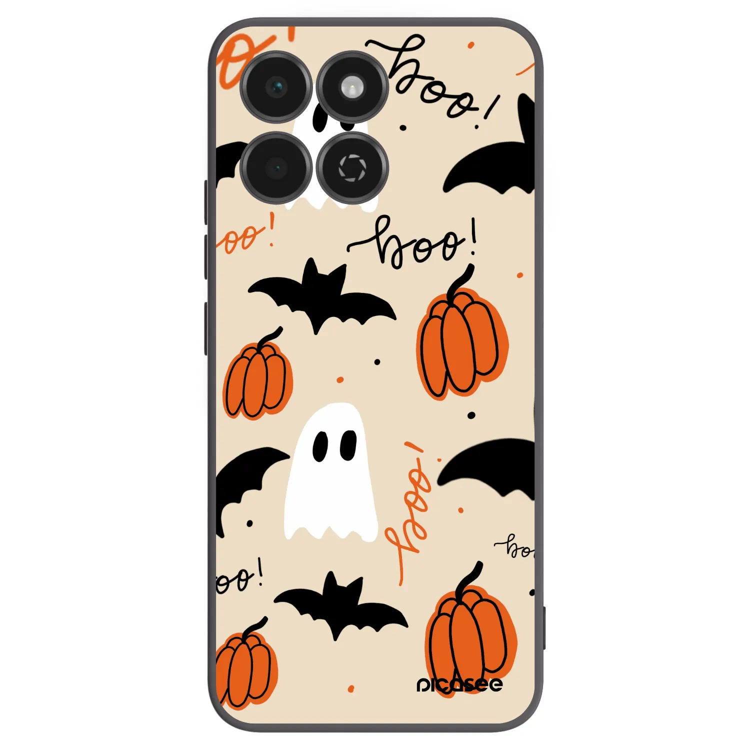 Picasee crna silikonska maskica za Honor 200 Smart 5G - Halloween 26
