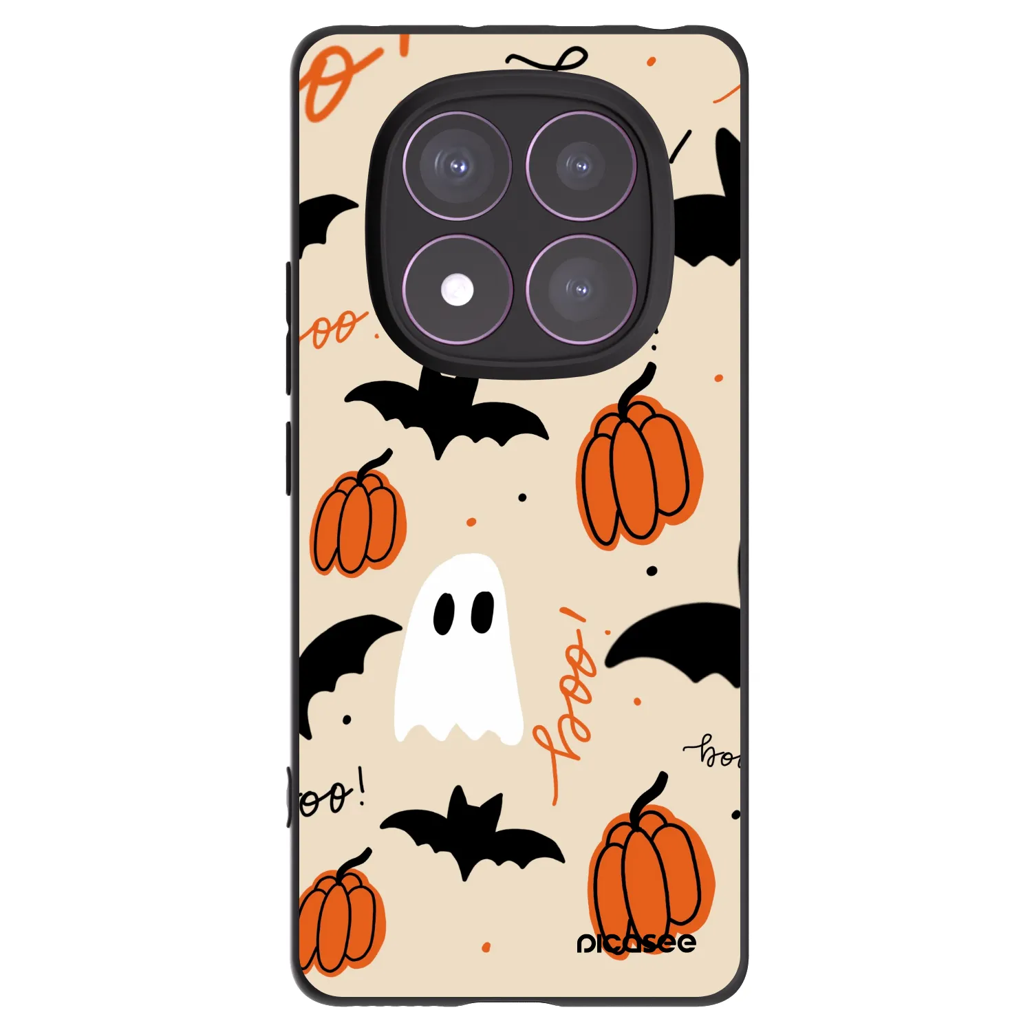 Picasee crna silikonska maskica za Xiaomi Redmi Note 14 Pro 4G - Halloween 26