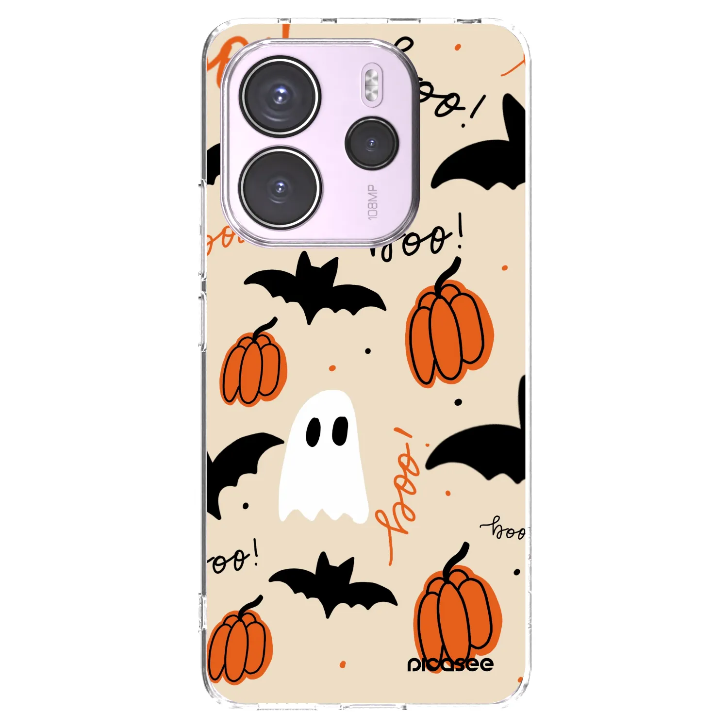 Picasee silikonska prozirna maskica za Xiaomi Redmi Note 14 4G - Halloween 26