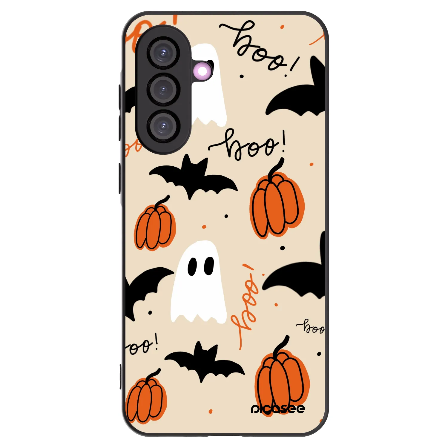 Picasee crna silikonska maskica za Samsung Galaxy A56 5G A566B - Halloween 26