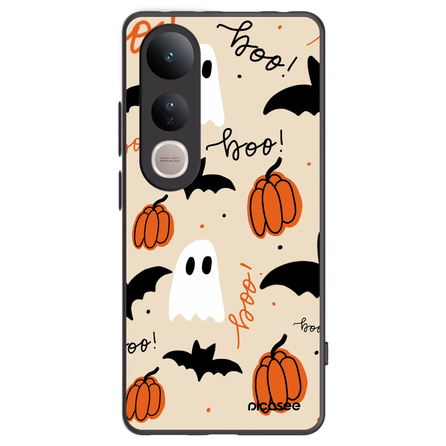Picasee crna silikonska maskica za Vivo V50 Lite 5G - Halloween 26