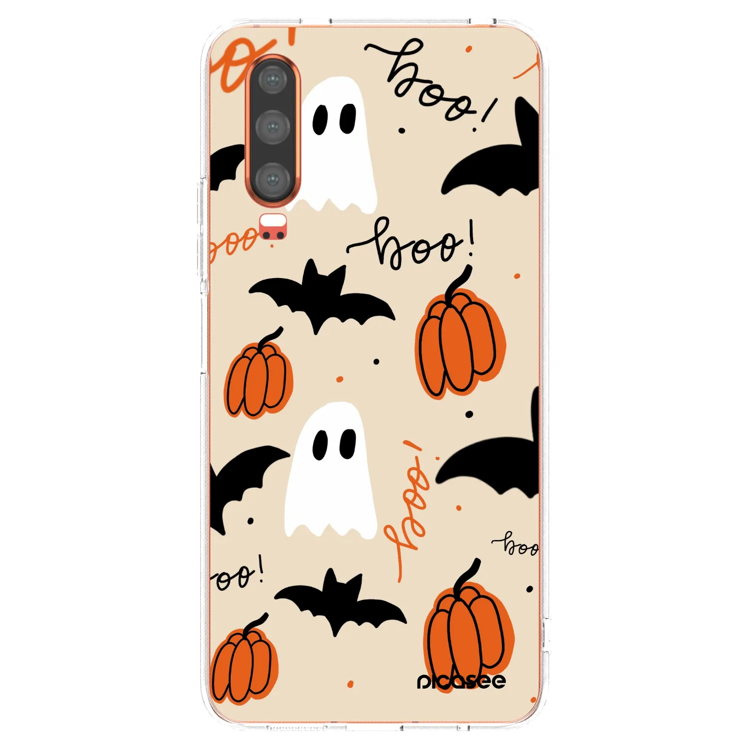 Picasee silikonska prozirna maskica za Huawei P30 - Halloween 26
