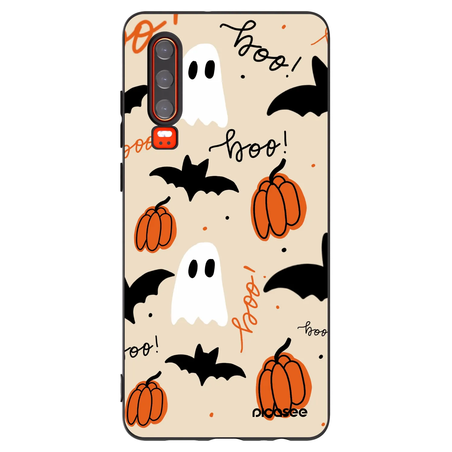 Picasee crna silikonska maskica za Huawei P30 - Halloween 26
