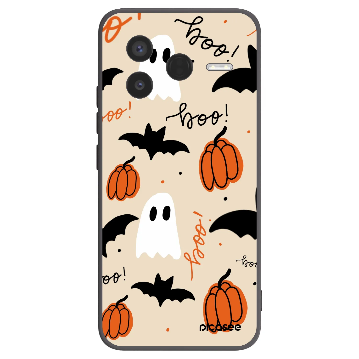 Picasee crna silikonska maskica za Xiaomi Poco F7 Pro 5G - Halloween 26