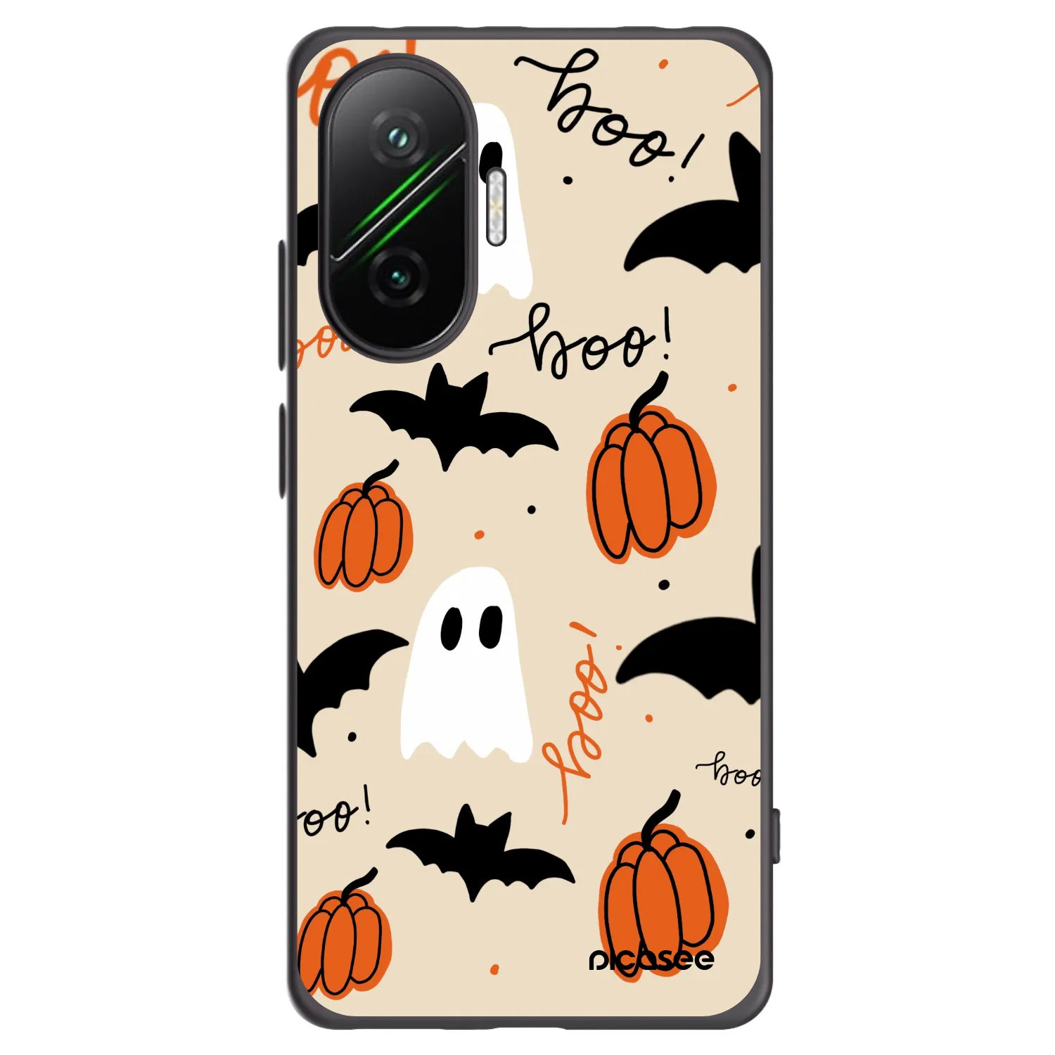 Picasee crna silikonska maskica za Xiaomi Poco F7 5G - Halloween 26