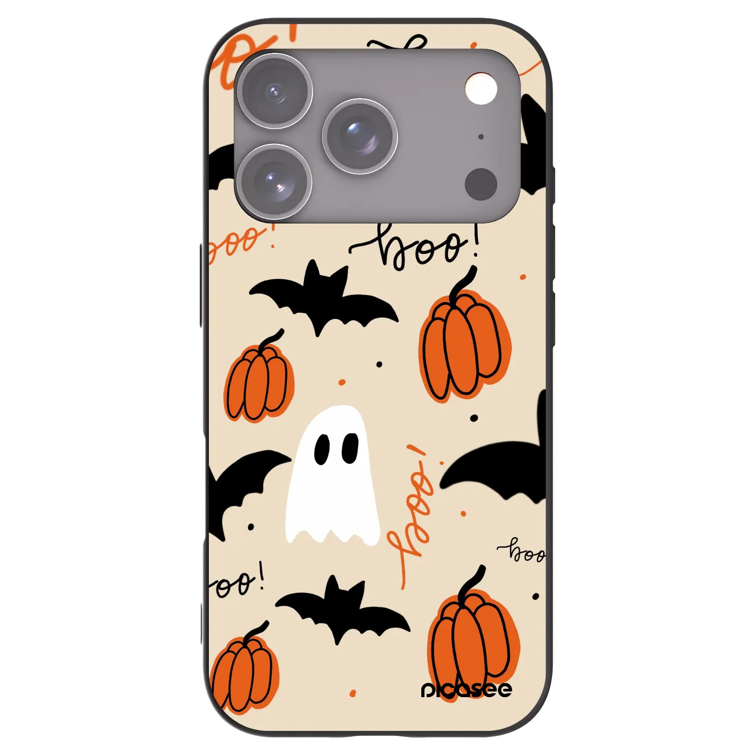 Picasee crna silikonska maskica za Apple iPhone 17 Pro - Halloween 26