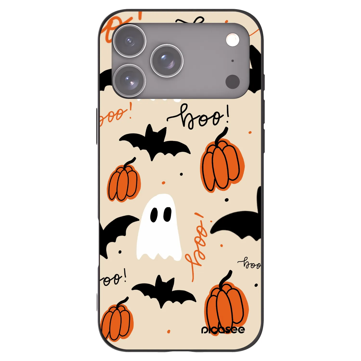 Picasee crna silikonska maskica za Apple iPhone 17 Pro Max - Halloween 26