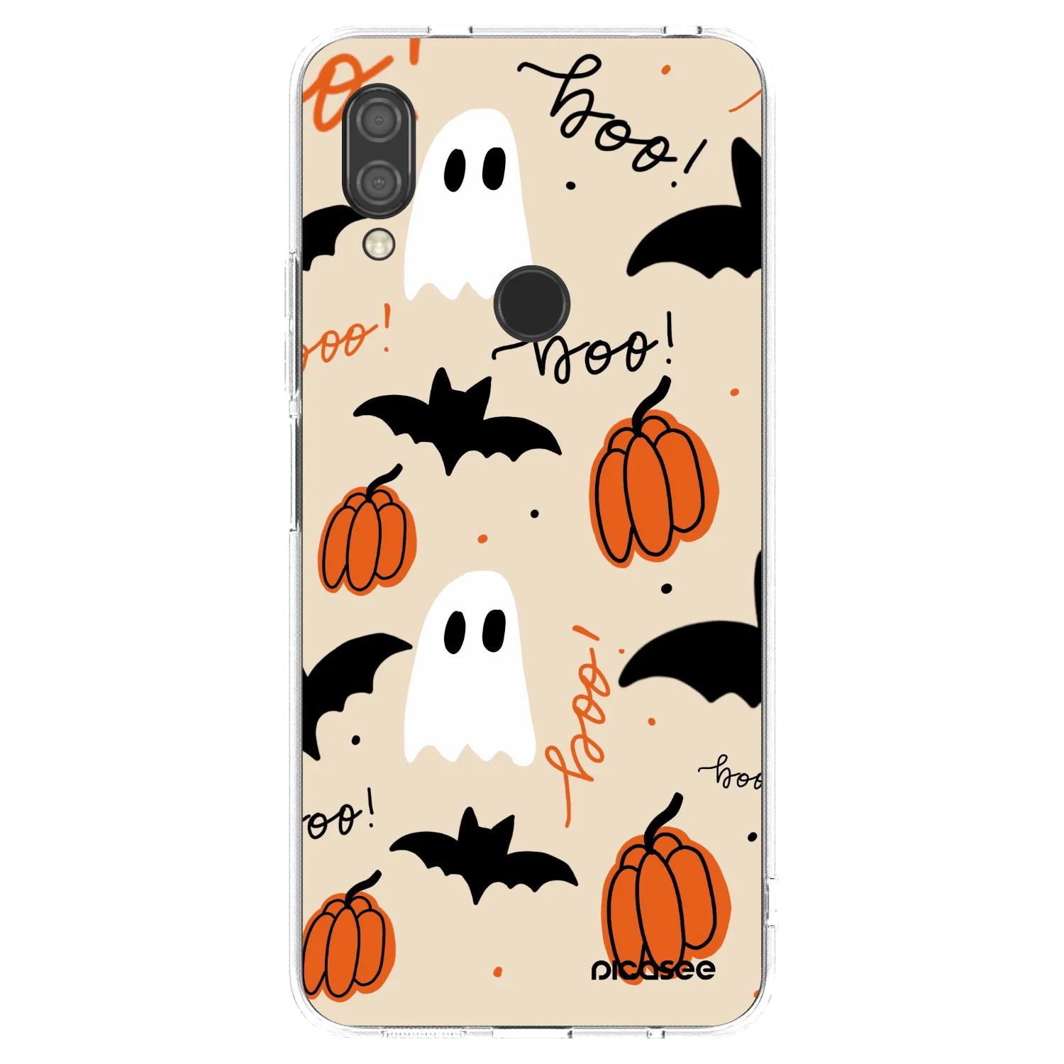 Picasee silikonska prozirna maskica za Xiaomi Redmi 7 - Halloween 26