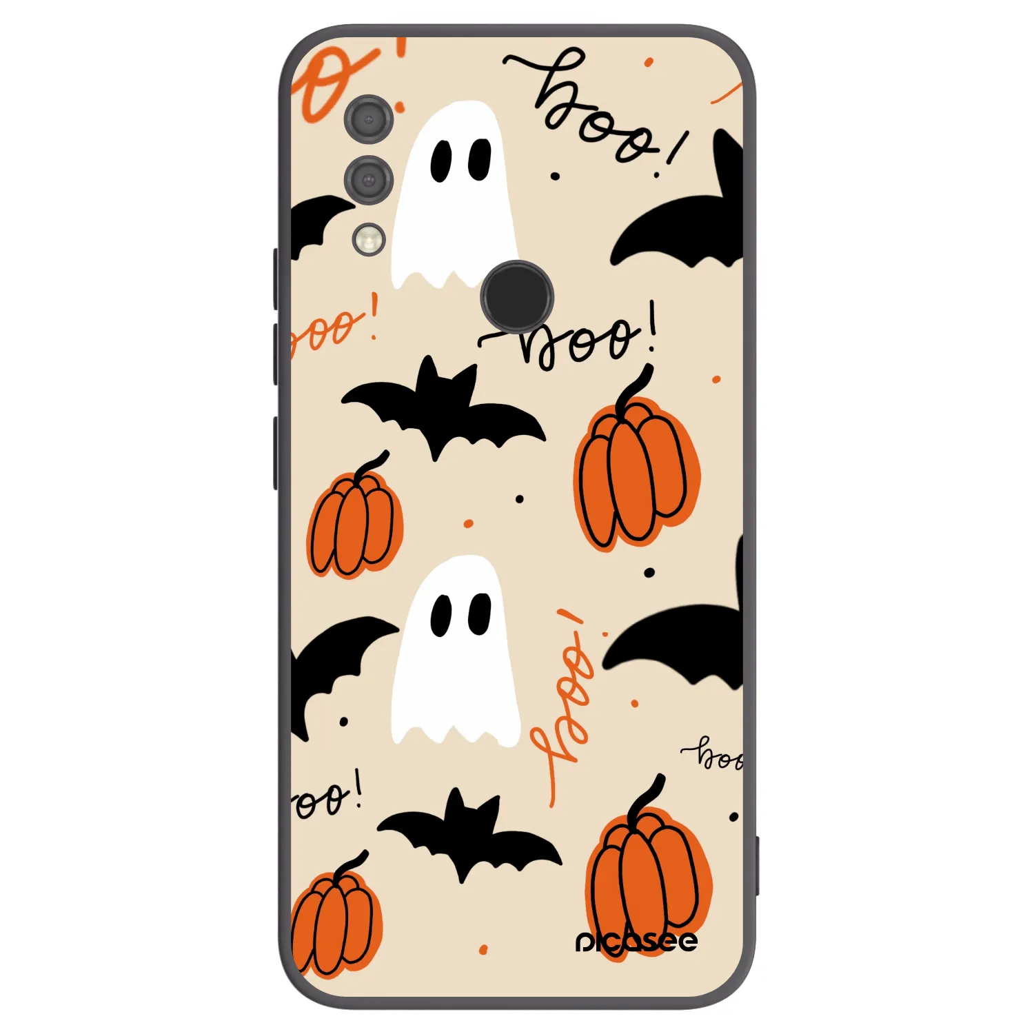 Picasee crna silikonska maskica za Xiaomi Redmi 7 - Halloween 26