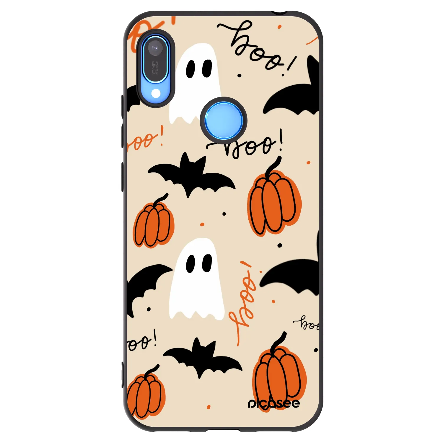 Picasee crna silikonska maskica za Huawei Y6 2019 - Halloween 26
