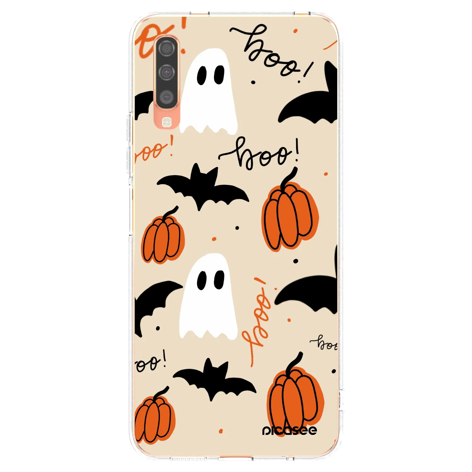Picasee silikonska prozirna maskica za Samsung Galaxy A70 A705F - Halloween 26
