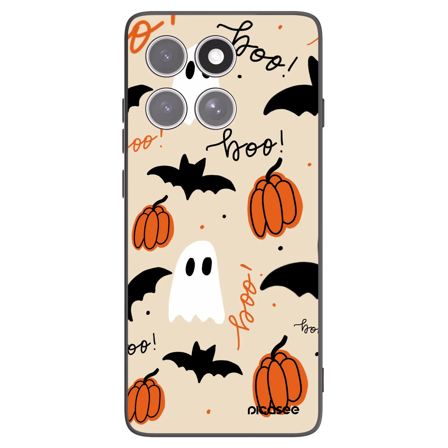 Picasee crna silikonska maskica za Motorola Edge 60 Pro - Halloween 26
