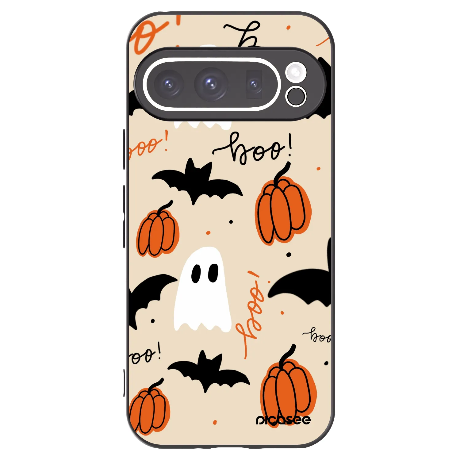 Picasee crna silikonska maskica za Google Pixel 9 Pro XL - Halloween 26