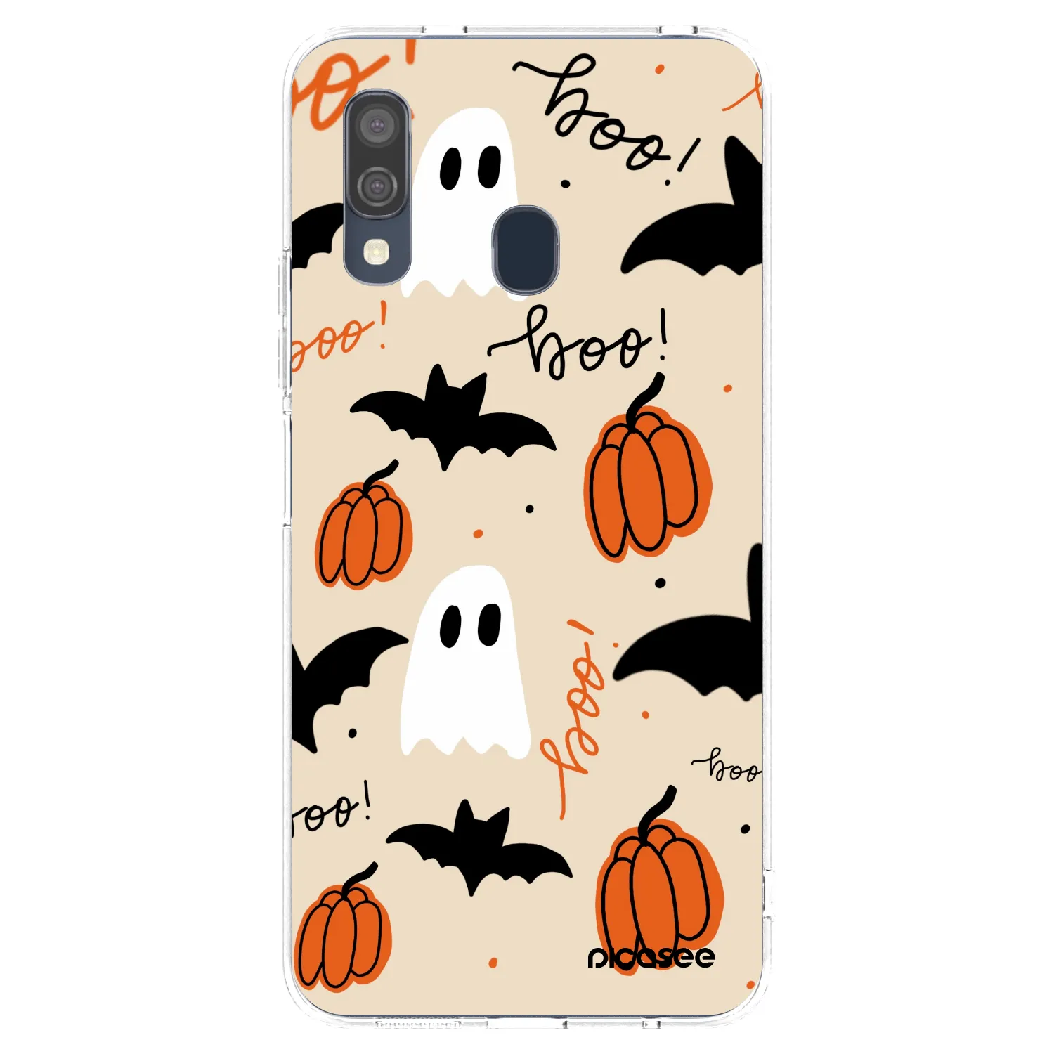 Picasee silikonska prozirna maskica za Samsung Galaxy A40 A405F - Halloween 26