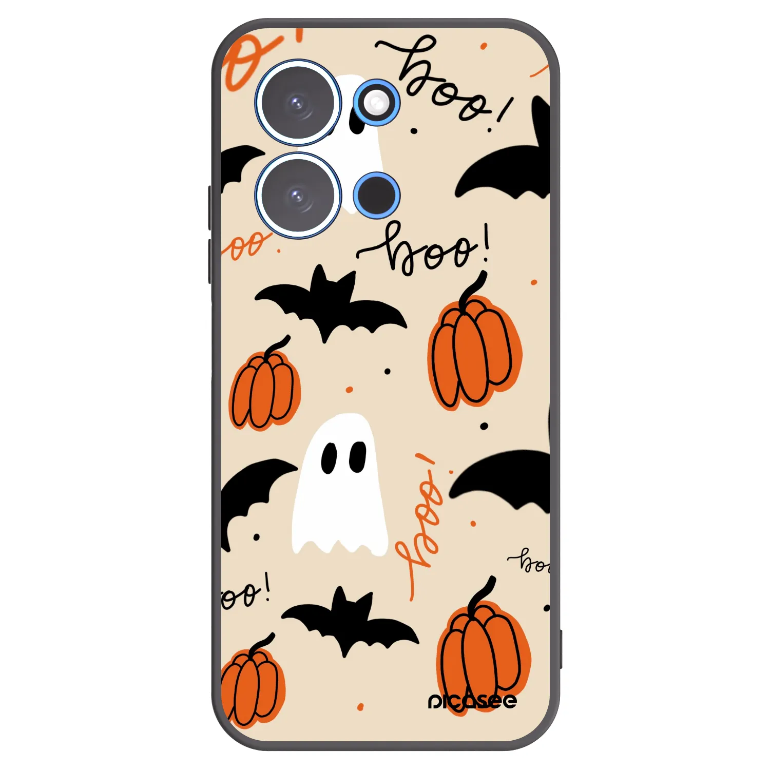 Picasee crna silikonska maskica za Xiaomi Redmi 15C 4G - Halloween 26