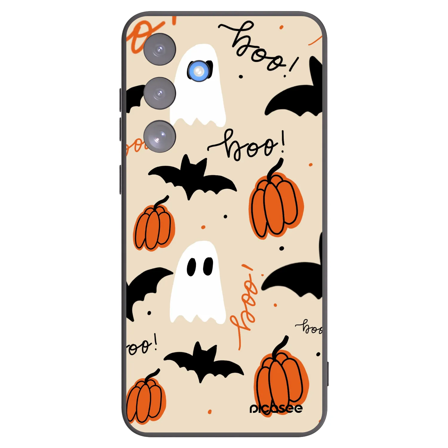 Picasee crna silikonska maskica za Samsung Galaxy S25 FE 5G - Halloween 26