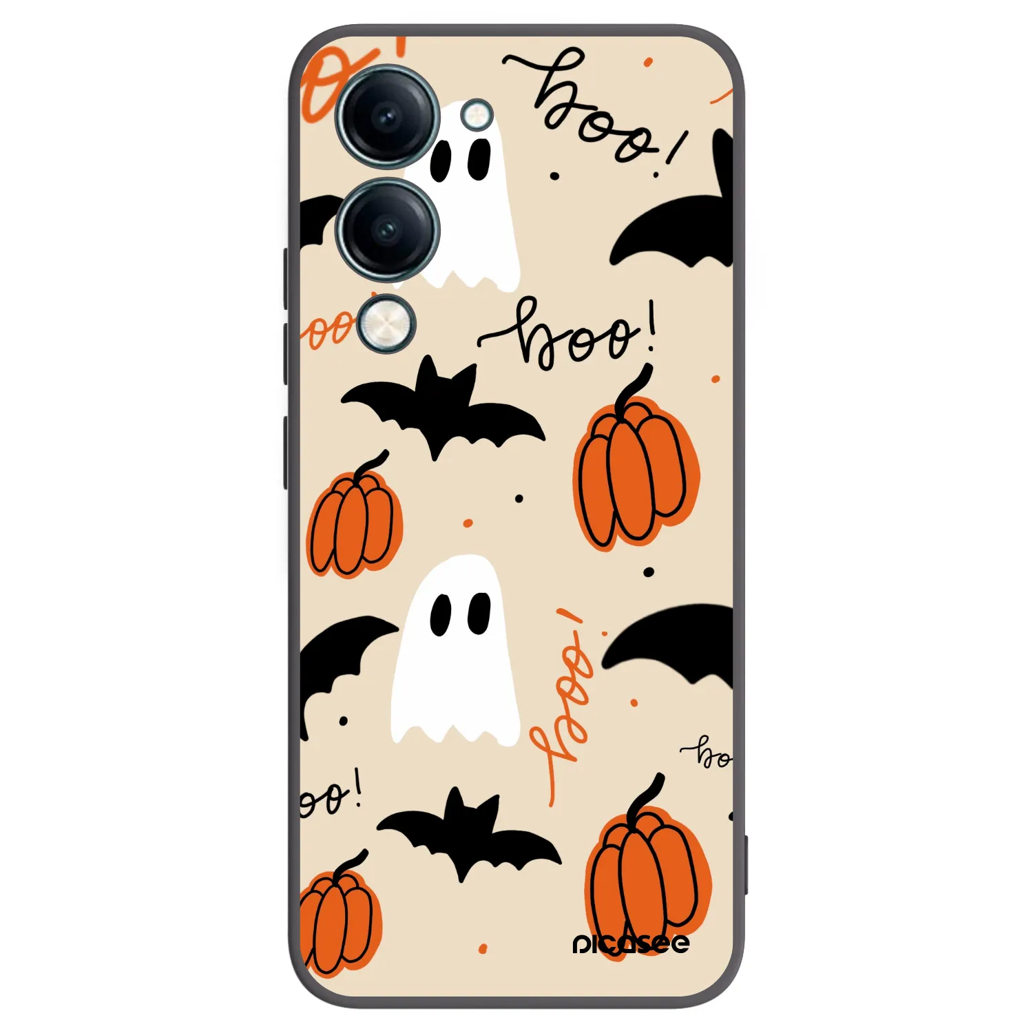 Picasee crna silikonska maskica za Vivo Y29s 5G - Halloween 26