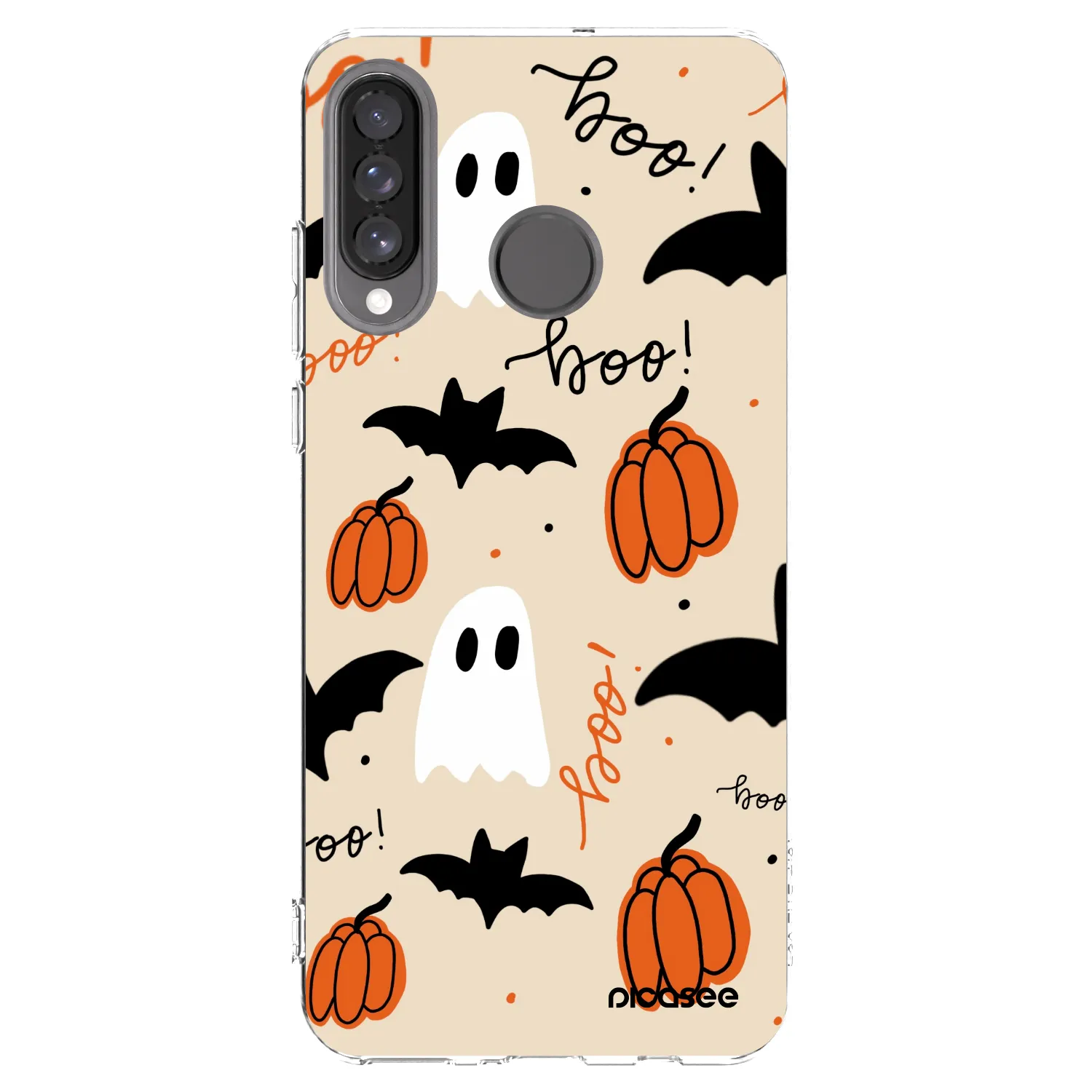 Picasee silikonska prozirna maskica za Huawei P30 Lite - Halloween 26