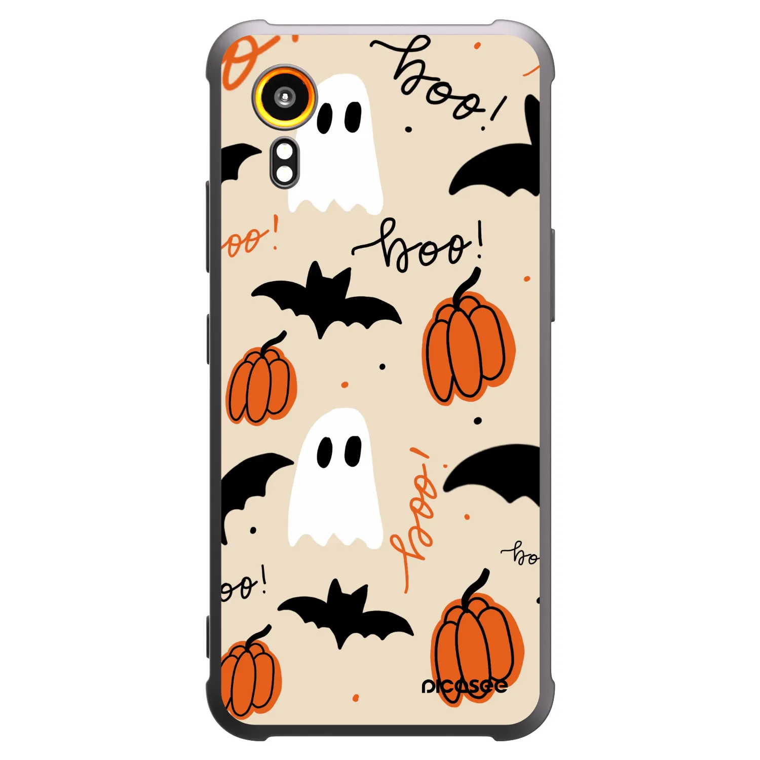 Picasee crna silikonska maskica za Samsung Galaxy XCover 7 - Halloween 26