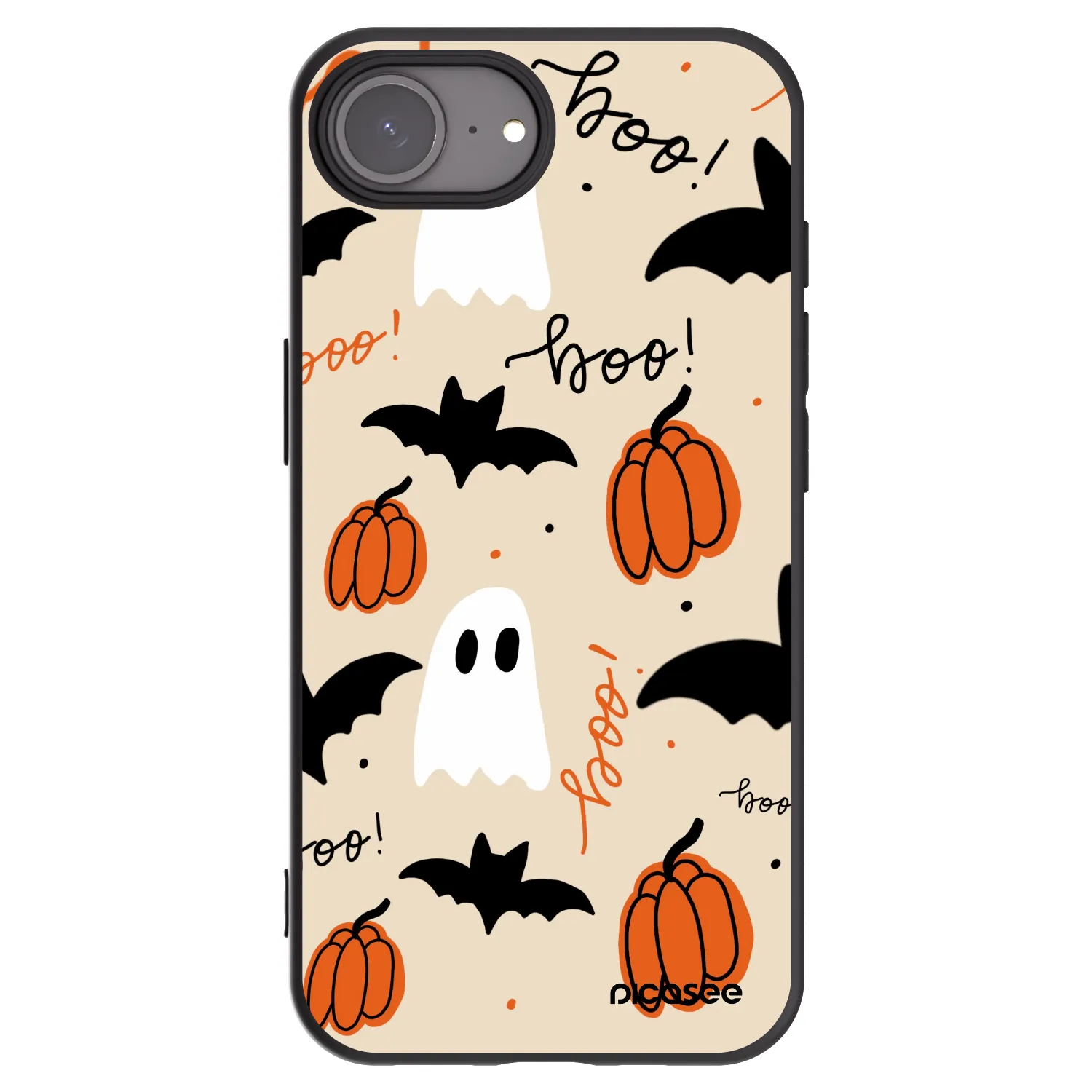 Picasee crna silikonska maskica za Apple iPhone 17e - Halloween 26