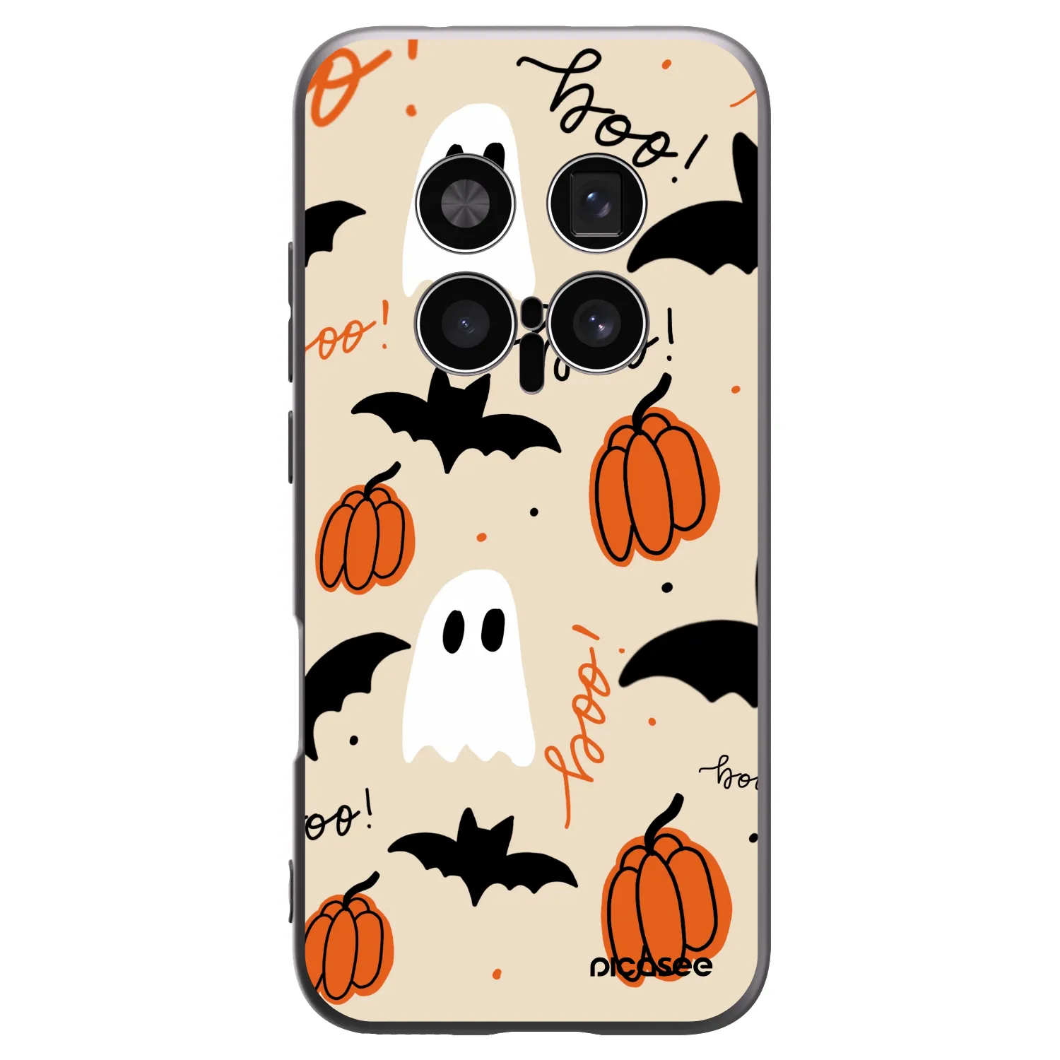 Picasee crna silikonska maskica za Honor Magic8 Pro 5G - Halloween 26