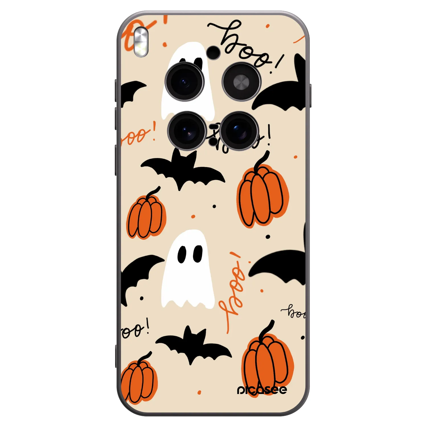 Picasee crna silikonska maskica za Vivo X300 Pro - Halloween 26