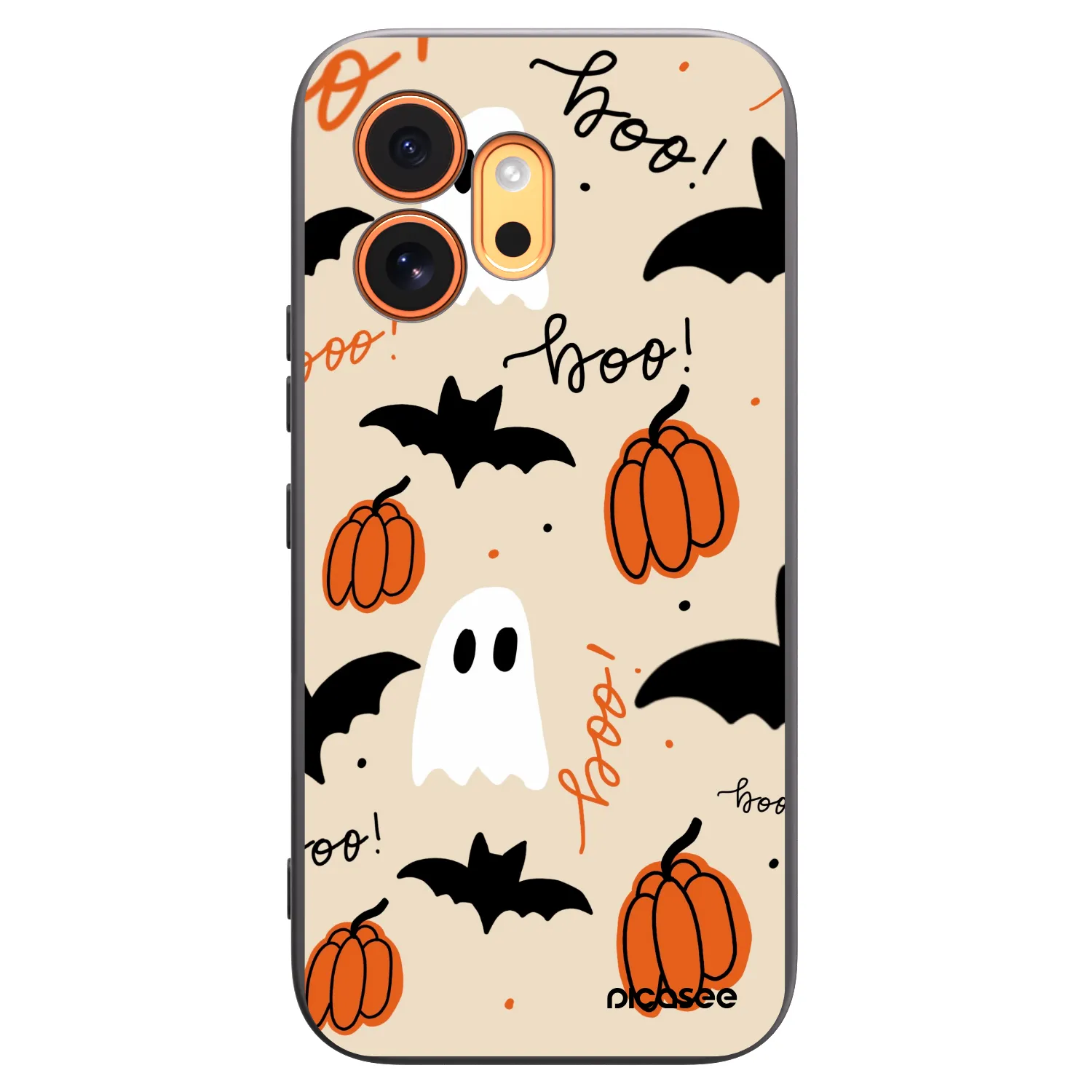 Picasee crna silikonska maskica za Honor 600 - Halloween 26