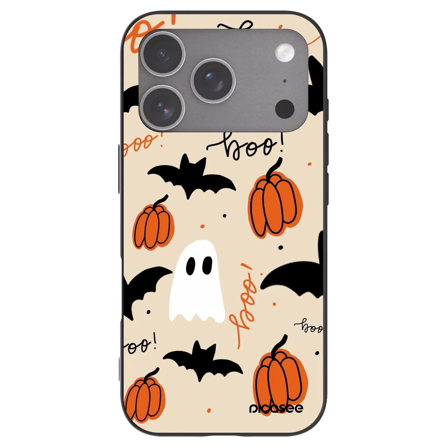 Picasee crna silikonska maskica za Apple iPhone 18 Pro - Halloween 26