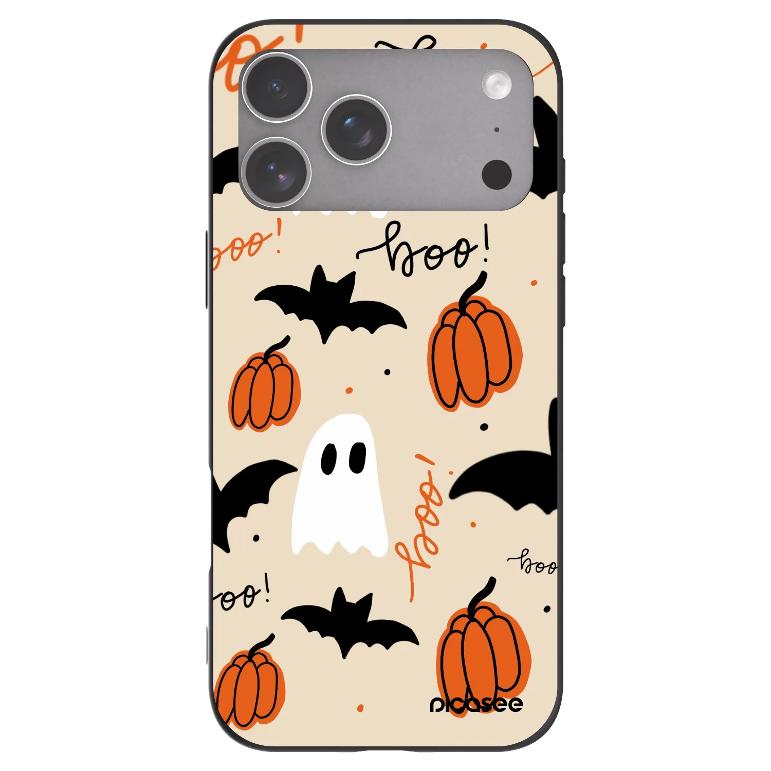 Picasee crna silikonska maskica za Apple iPhone 18 Pro Max - Halloween 26