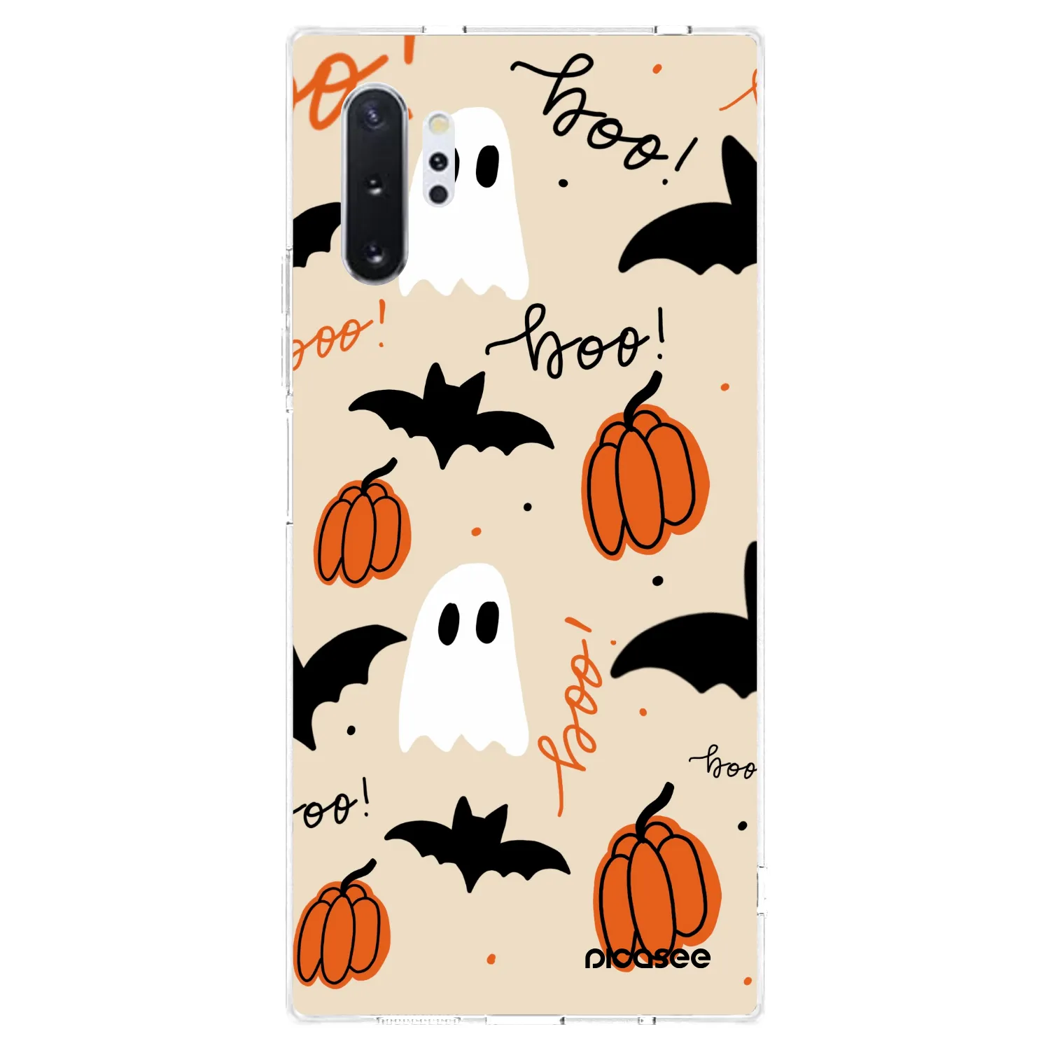 Picasee silikonska prozirna maskica za Samsung Galaxy Note 10+ N975F - Halloween 26