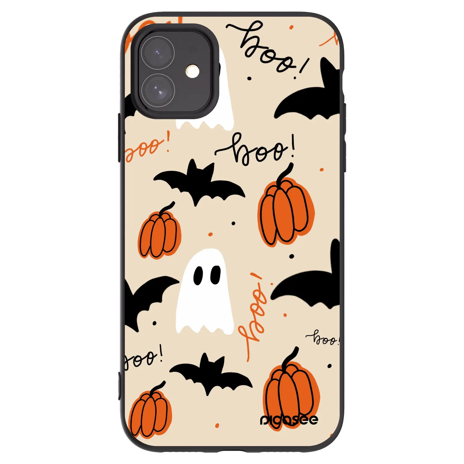 Picasee crna silikonska maskica za Apple iPhone 11 - Halloween 26