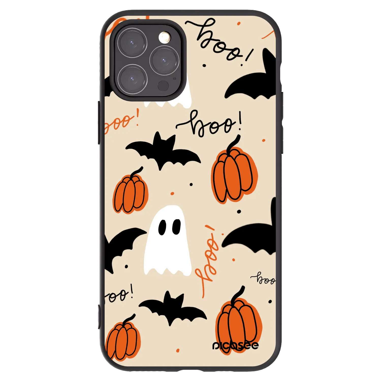 Picasee crna silikonska maskica za Apple iPhone 11 Pro - Halloween 26