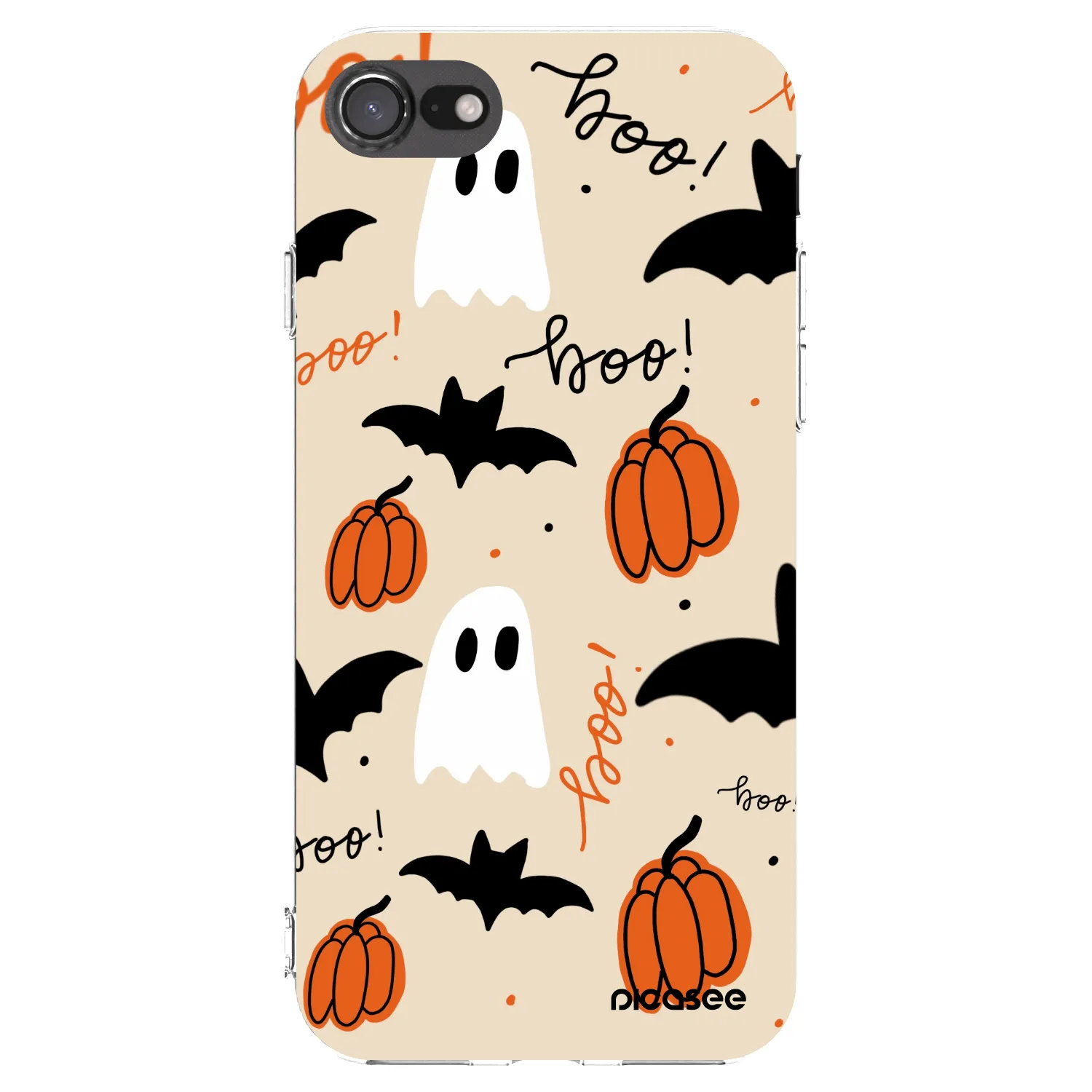 Picasee silikonska prozirna maskica za Apple iPhone 8 - Halloween 26
