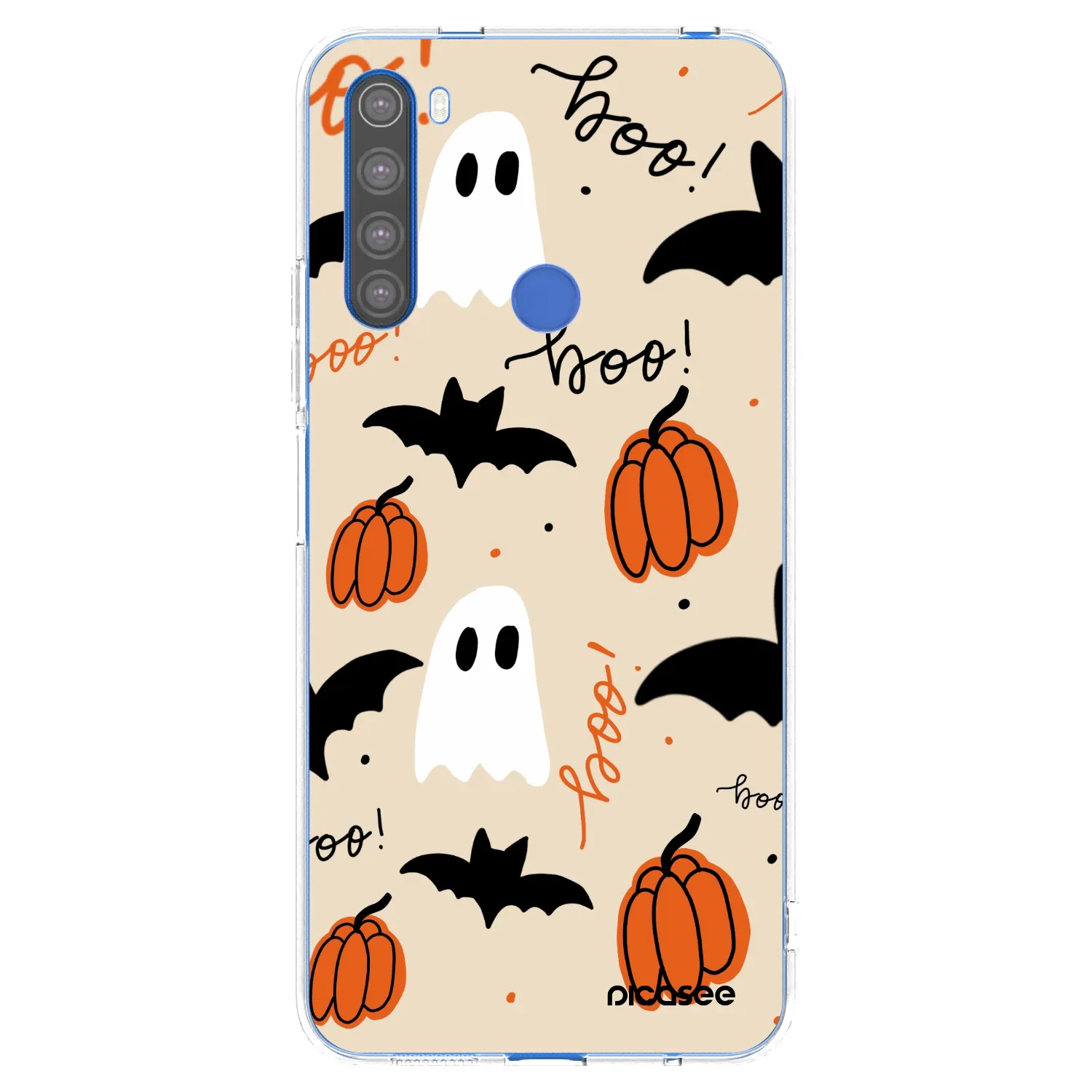 Picasee silikonska prozirna maskica za Xiaomi Redmi Note 8T - Halloween 26