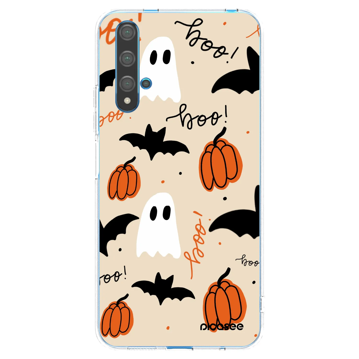 Picasee silikonska prozirna maskica za Huawei Nova 5T - Halloween 26