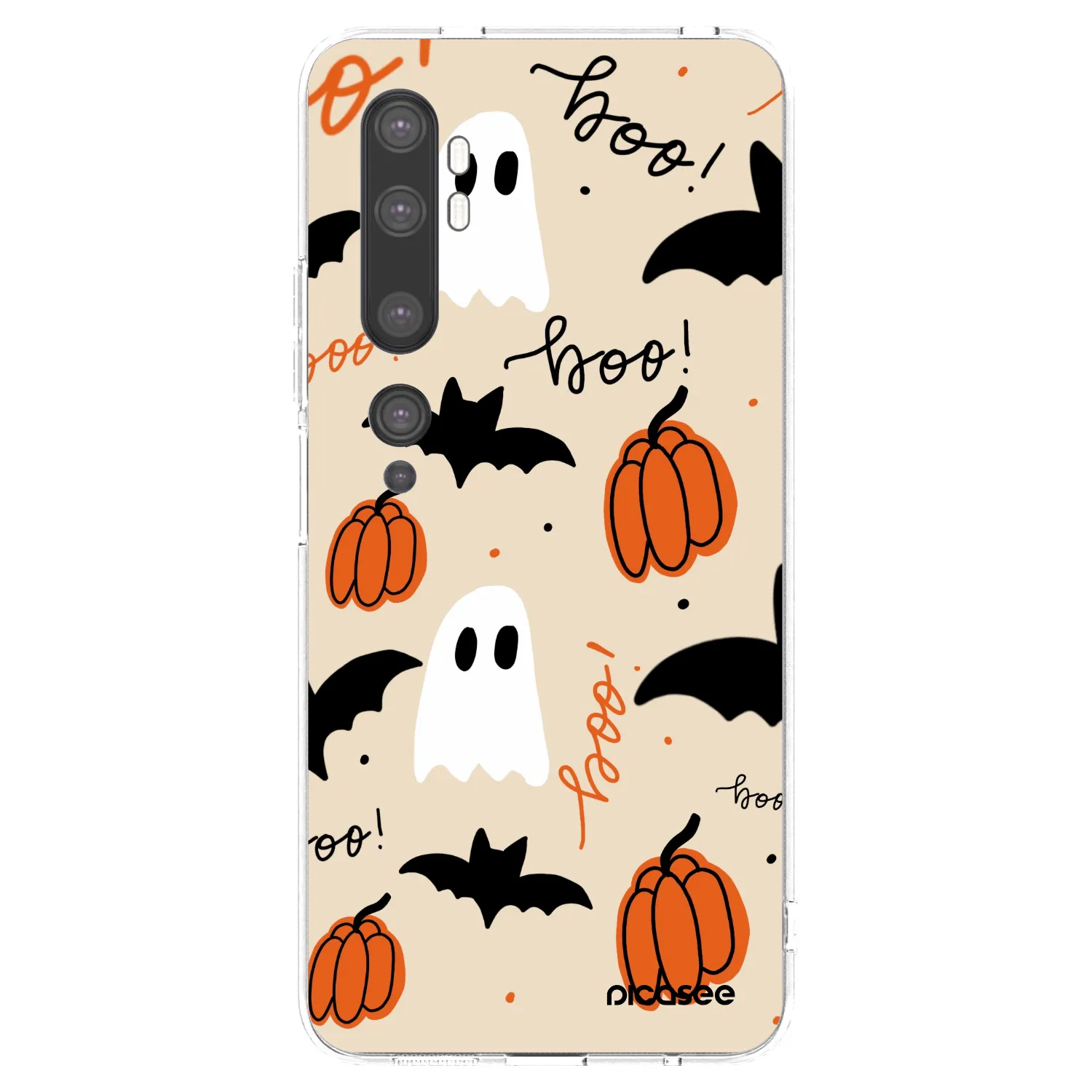Picasee silikonska prozirna maskica za Xiaomi Mi Note 10 (Pro) - Halloween 26