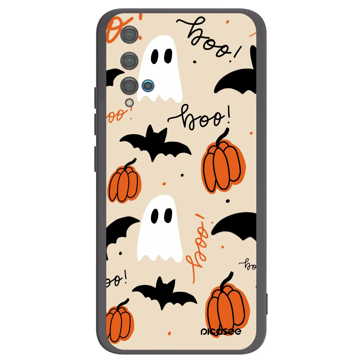 Picasee crna silikonska maskica za Huawei Nova 5T - Halloween 26