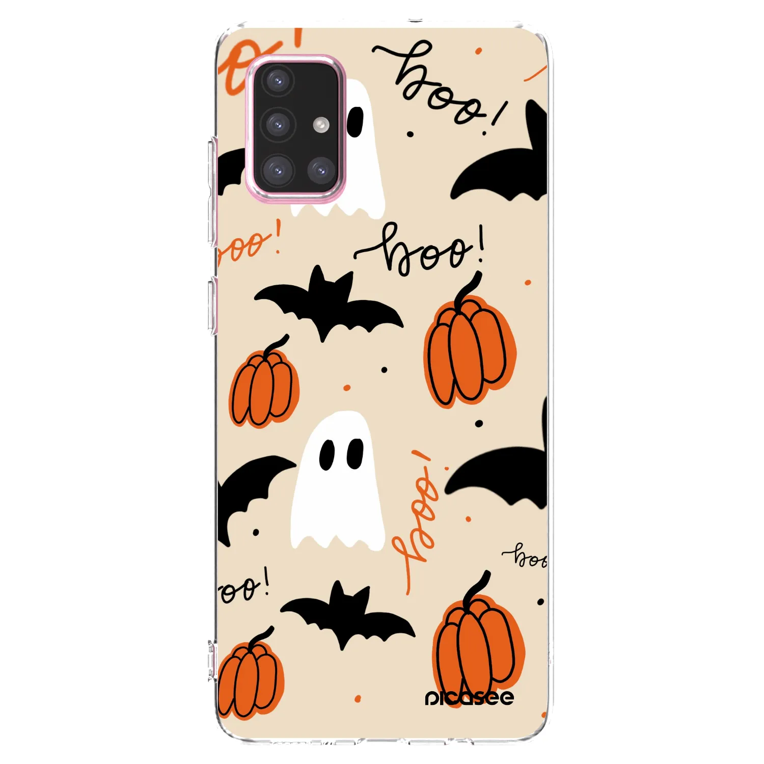 Picasee silikonska prozirna maskica za Samsung Galaxy A71 A715F - Halloween 26