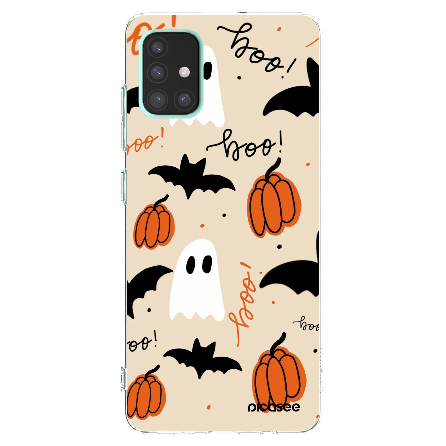 Picasee silikonska prozirna maskica za Samsung Galaxy A51 A515F - Halloween 26