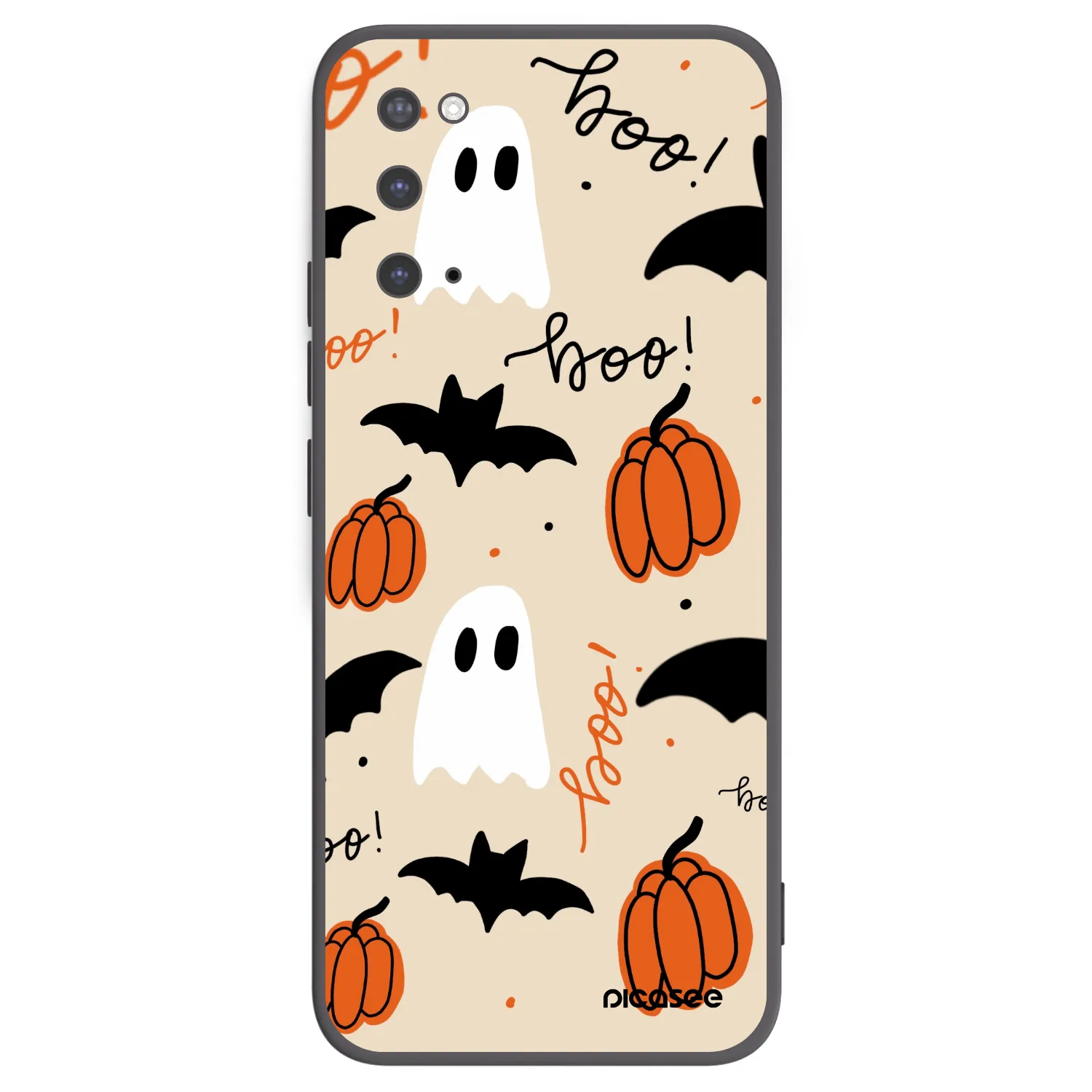 Picasee crna silikonska maskica za Samsung Galaxy S20 G980F - Halloween 26