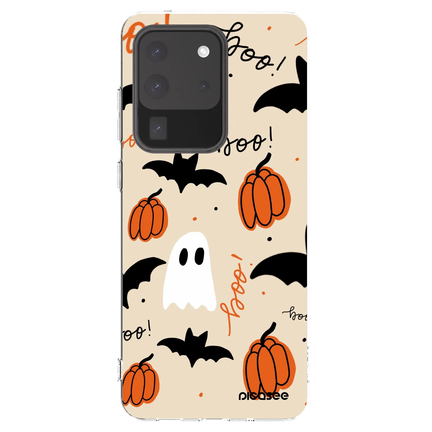 Picasee silikonska prozirna maskica za Samsung Galaxy S20 Ultra 5G G988F - Halloween 26