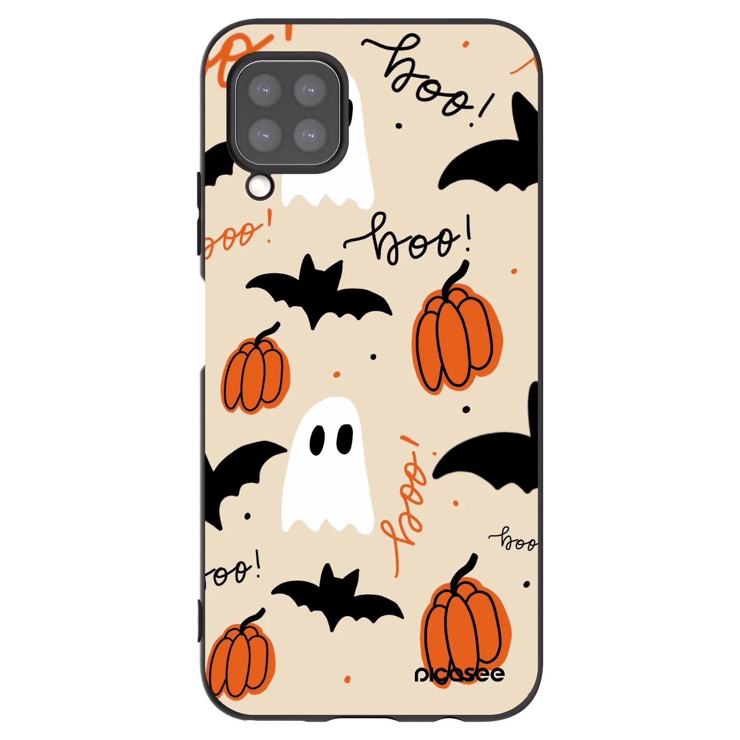 Picasee crna silikonska maskica za Huawei P40 Lite - Halloween 26