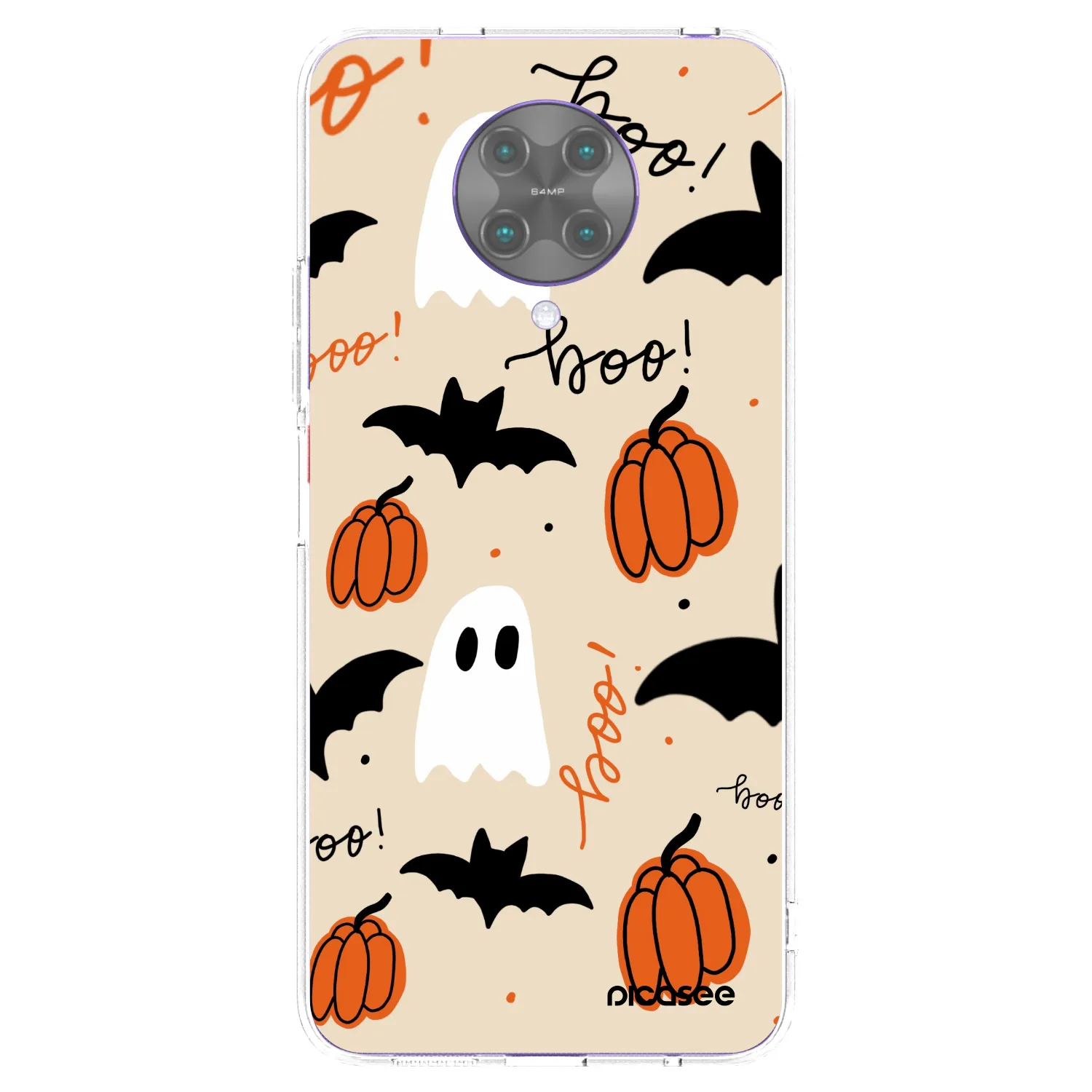 Picasee silikonska prozirna maskica za Xiaomi Poco F2 Pro - Halloween 26