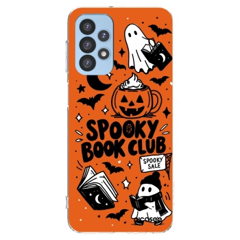 Picasee silikonska prozirna maskica za Samsung Galaxy A23 A235F 4G - Spooky book club