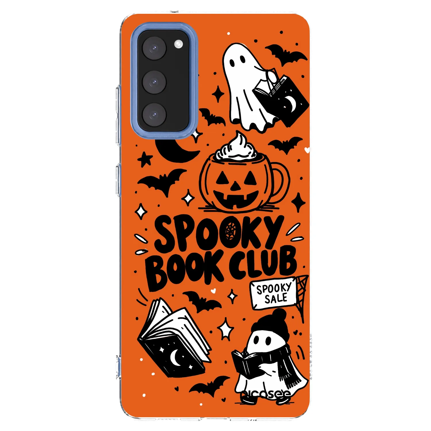 Picasee silikonska prozirna maskica za Samsung Galaxy S20 FE - Spooky book club